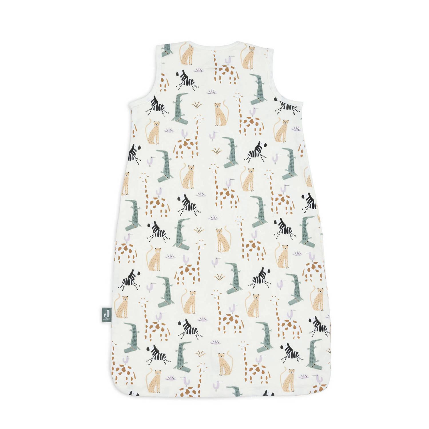 Jollein jersey slaapzak Jungle Jambo offwhite blauw beige