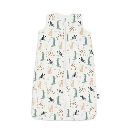Jollein jersey slaapzak Jungle Jambo offwhite/blauw/beige afbeelding
