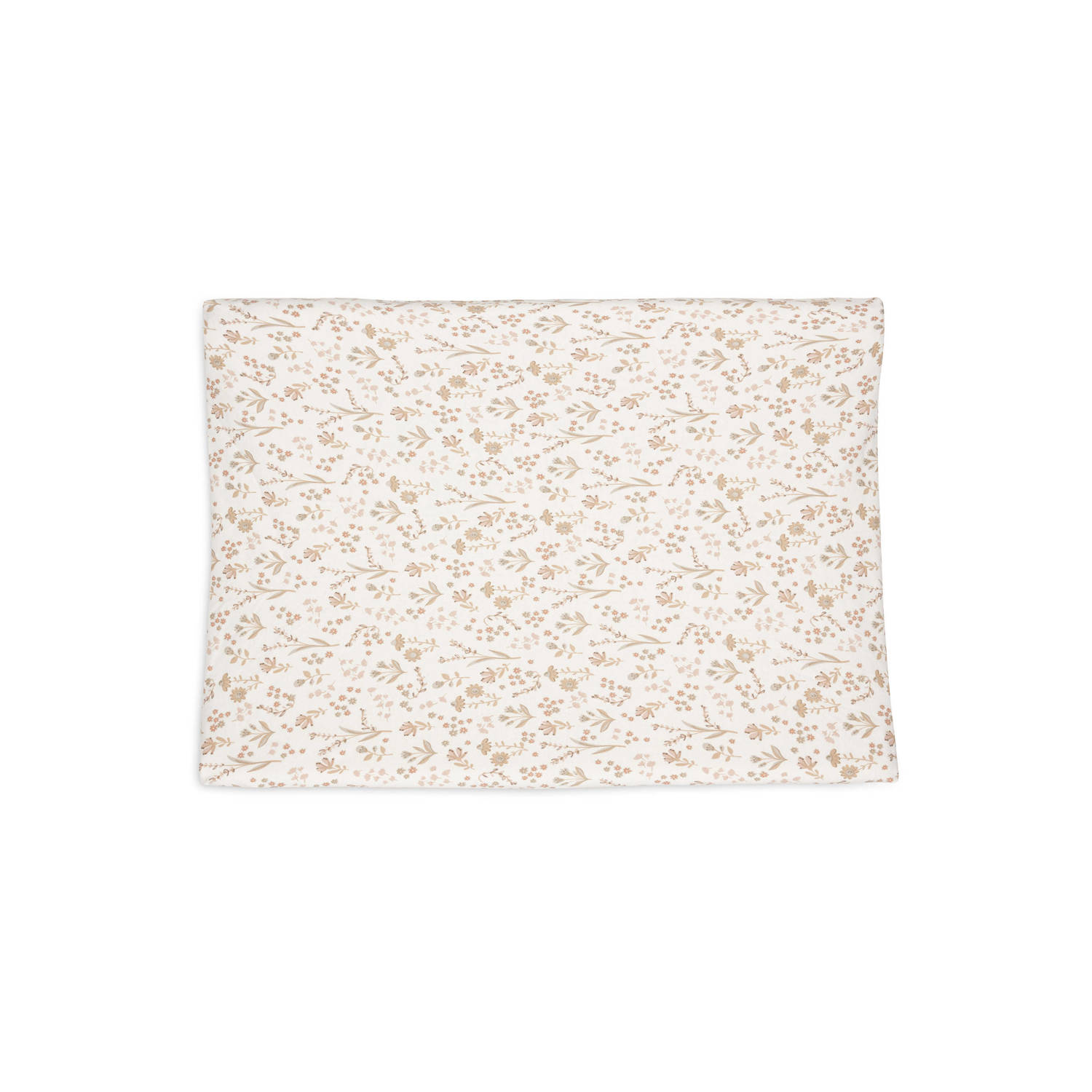 Jollein jersey aankleedkussenhoes Bloomy offwhite beige