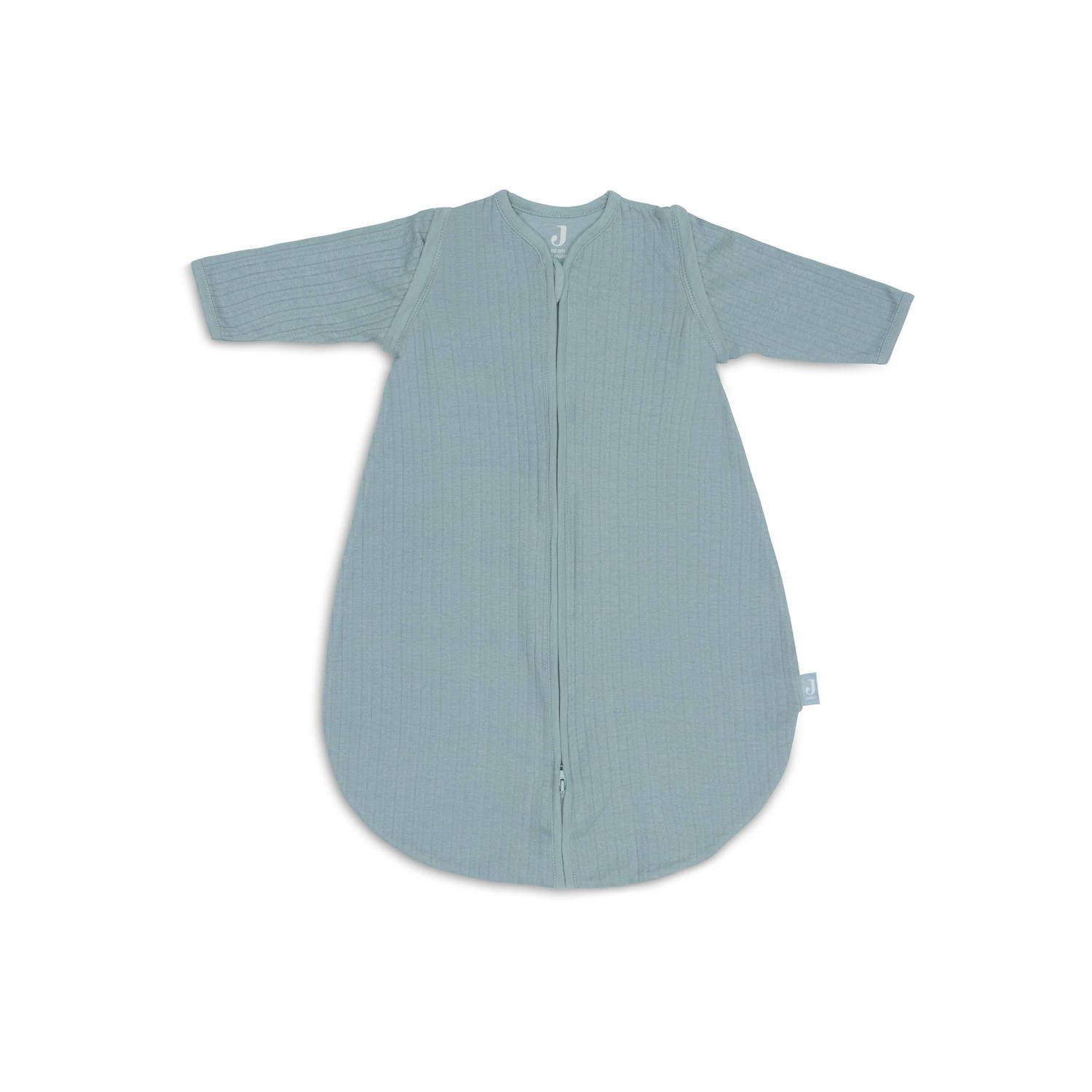 Jollein slaapzak met afritsbare mouw Rond Ajour Sea Green