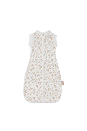 Newborn Cocoon slaapzak 0-3 mnd Bloomy offwhite/beige