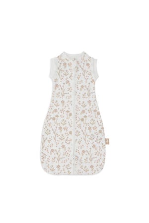 Newborn Cocoon slaapzak 0-3 mnd Bloomy offwhite/beige