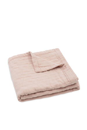 hydrofiele wiegdeken Jacquard Wild Rose
