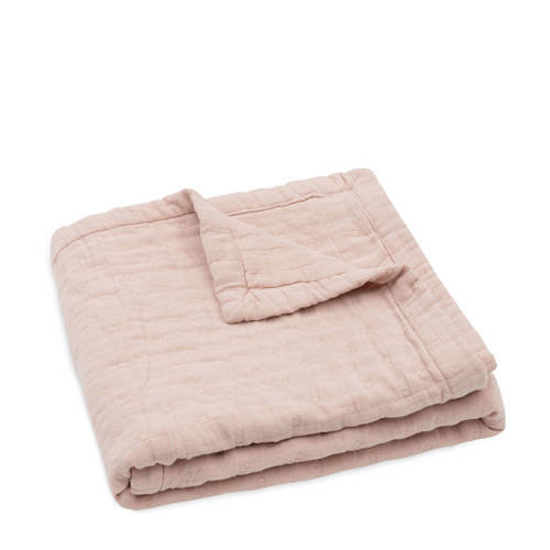 Jollein hydrofiele wiegdeken Jacquard Wild Rose afbeelding