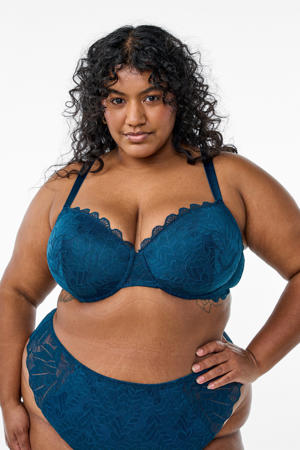 voorgevormde beugelbh LRACHEL donkerblauw