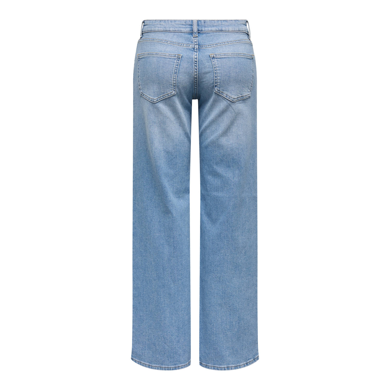 ONLY low waist wide leg jeans light blue denim