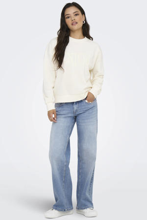 low waist wide leg jeans light blue denim