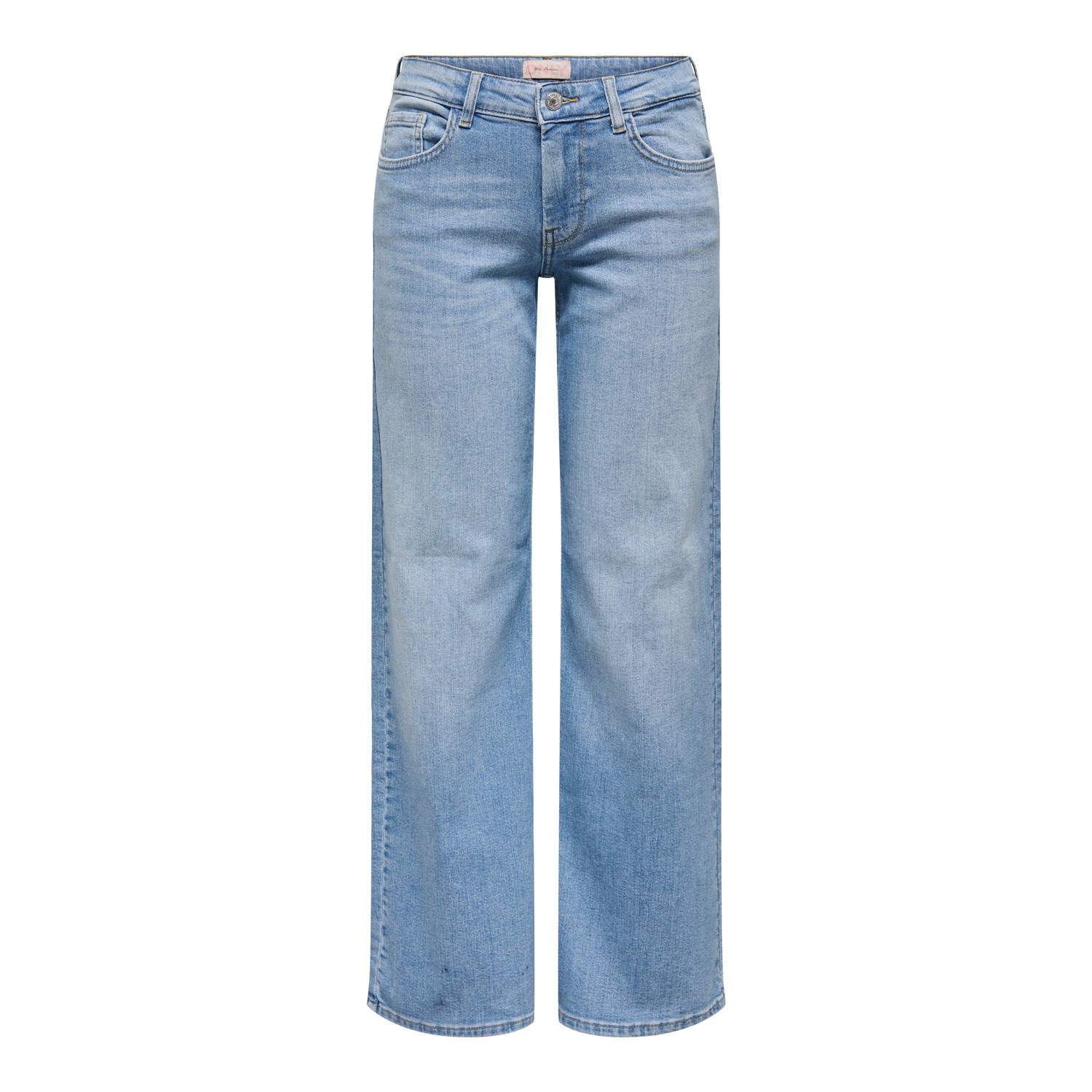 ONLY low waist wide leg jeans light blue denim
