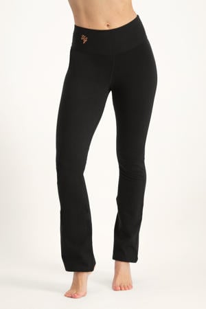 flared sportlegging zwart