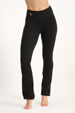 flared sportlegging zwart