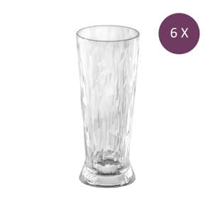 Bierglas, 300 ml, thermoplastic - Koziol Club No. 10 (6 stuks)