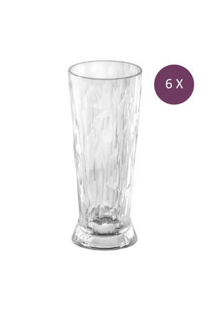 Bierglas, 500 ml, thermoplastic - Koziol Club No. 11 (6 stuks) 