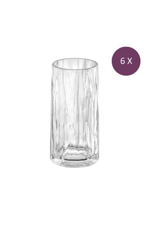 Limonadeglas, 300 ml, thermoplastic - Koziol Club No. 8 (6 stuks) 