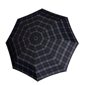 paraplu T.200 Medium Duomatic donkerblauw