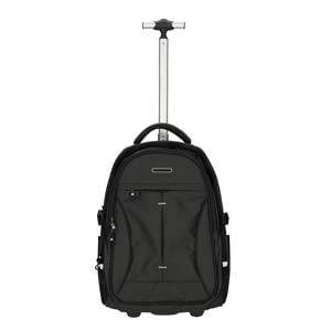 17 inch laptop rugzak trolley zwart
