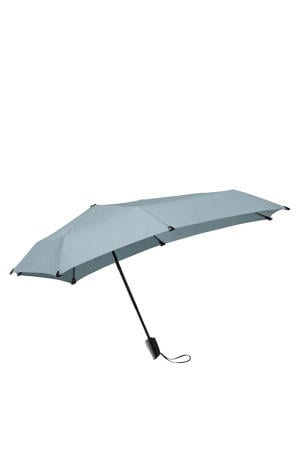 stormparaplu Mini Automatic Foldable lichtblauw