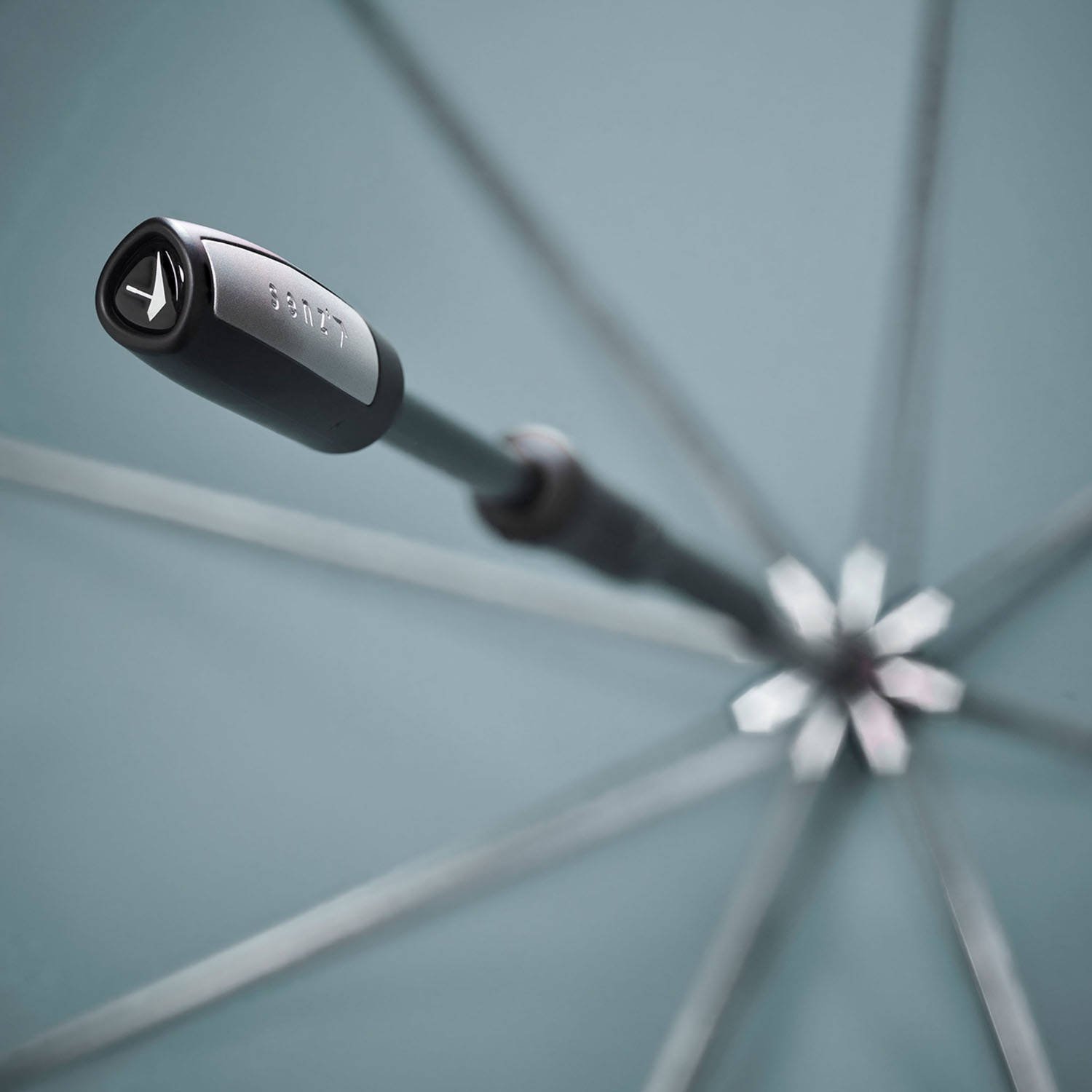 Senz stormparaplu XXL Stick lichtblauw