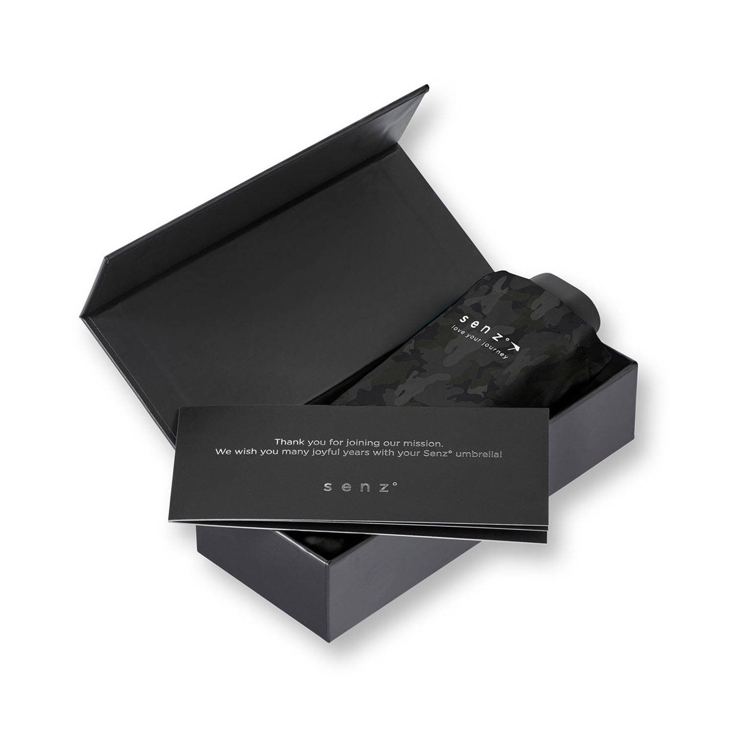 Senz stormparaplu Micro Foldable zwart