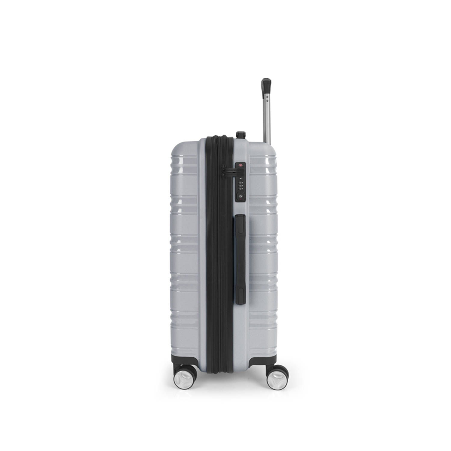 Gabol trolley Uyiko 66 cm. zilverkleurig