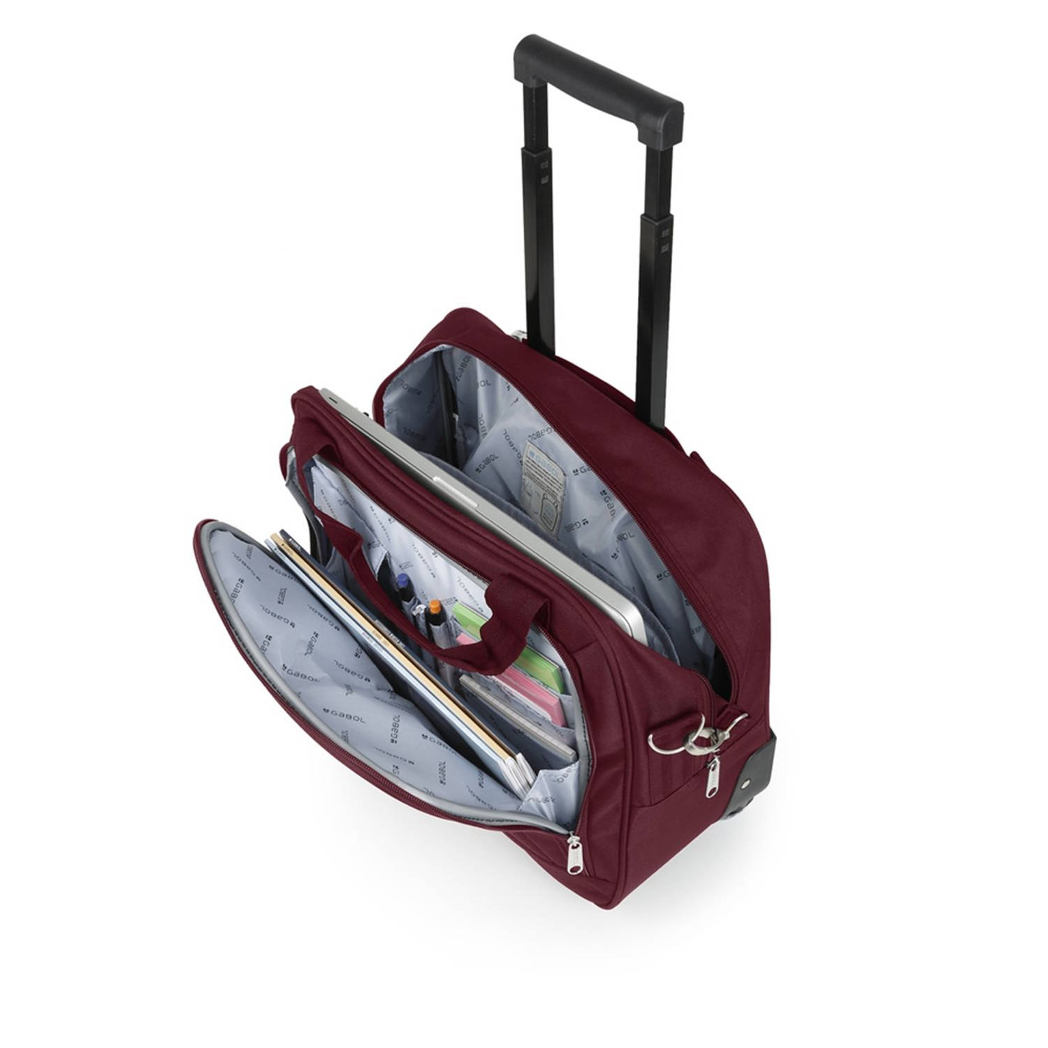 Gabol trolley Pilot Case donkerrood