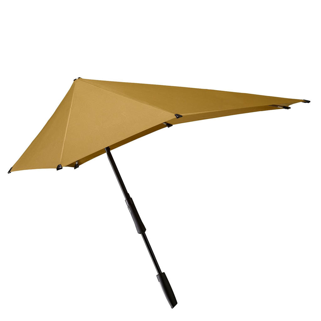 Senz stormparaplu Large Stick goudkleurig