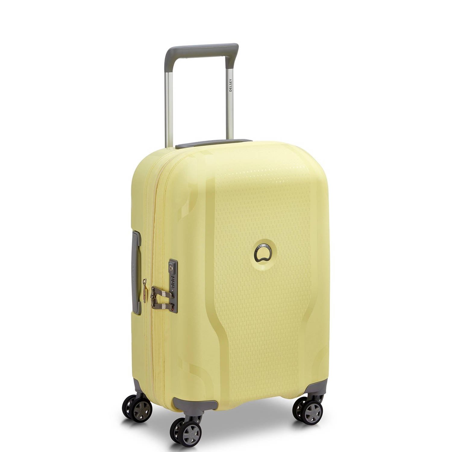 Delsey trolley Clavel 5 cm. Expandable lichtgeel