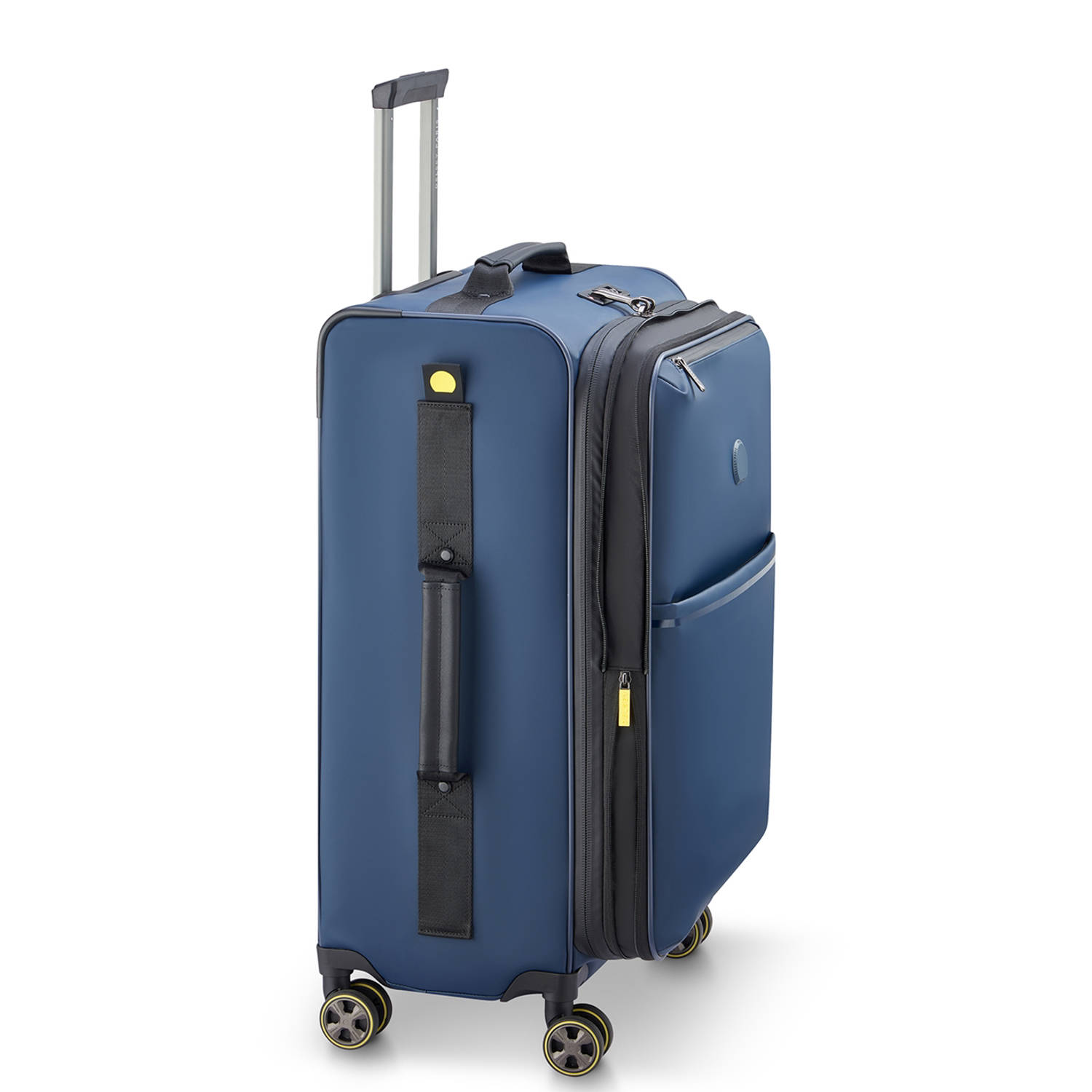 Delsey trolley Turenne Soft 68 cm. Expandable blauw