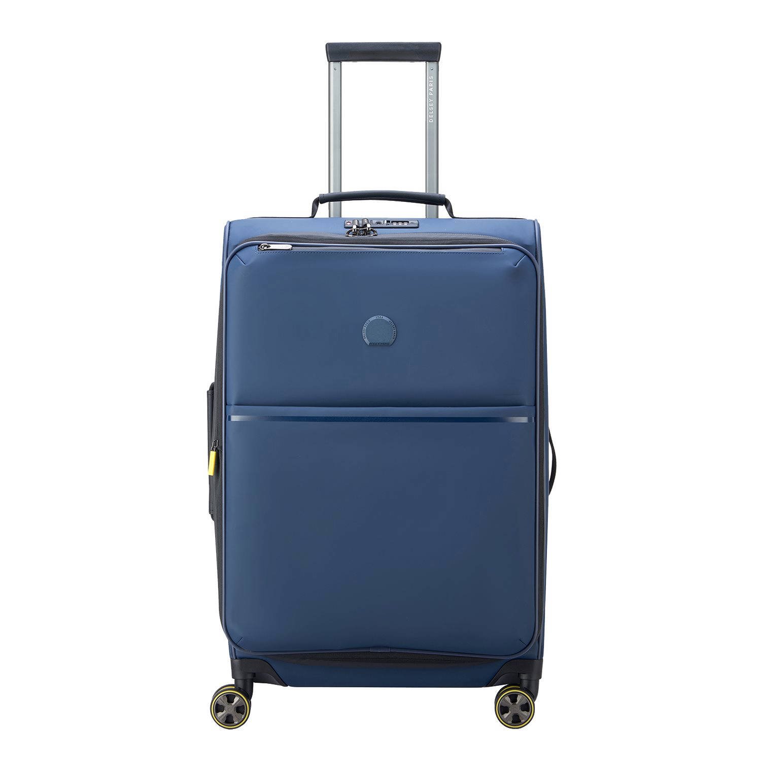 Delsey trolley Turenne Soft 68 cm. Expandable blauw