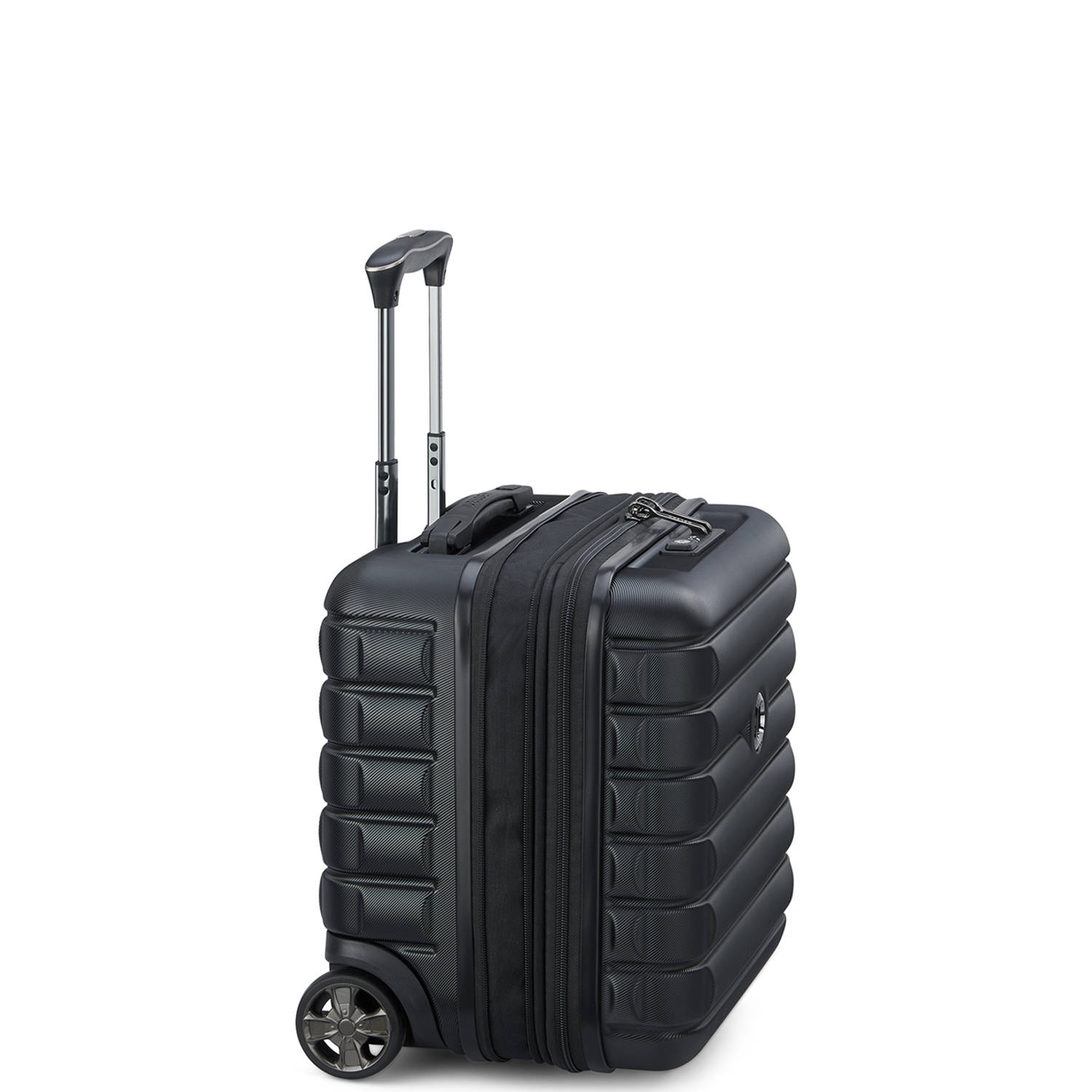 Delsey trolley Shadow 5.0 Underseater 37cm. Expandable zwart