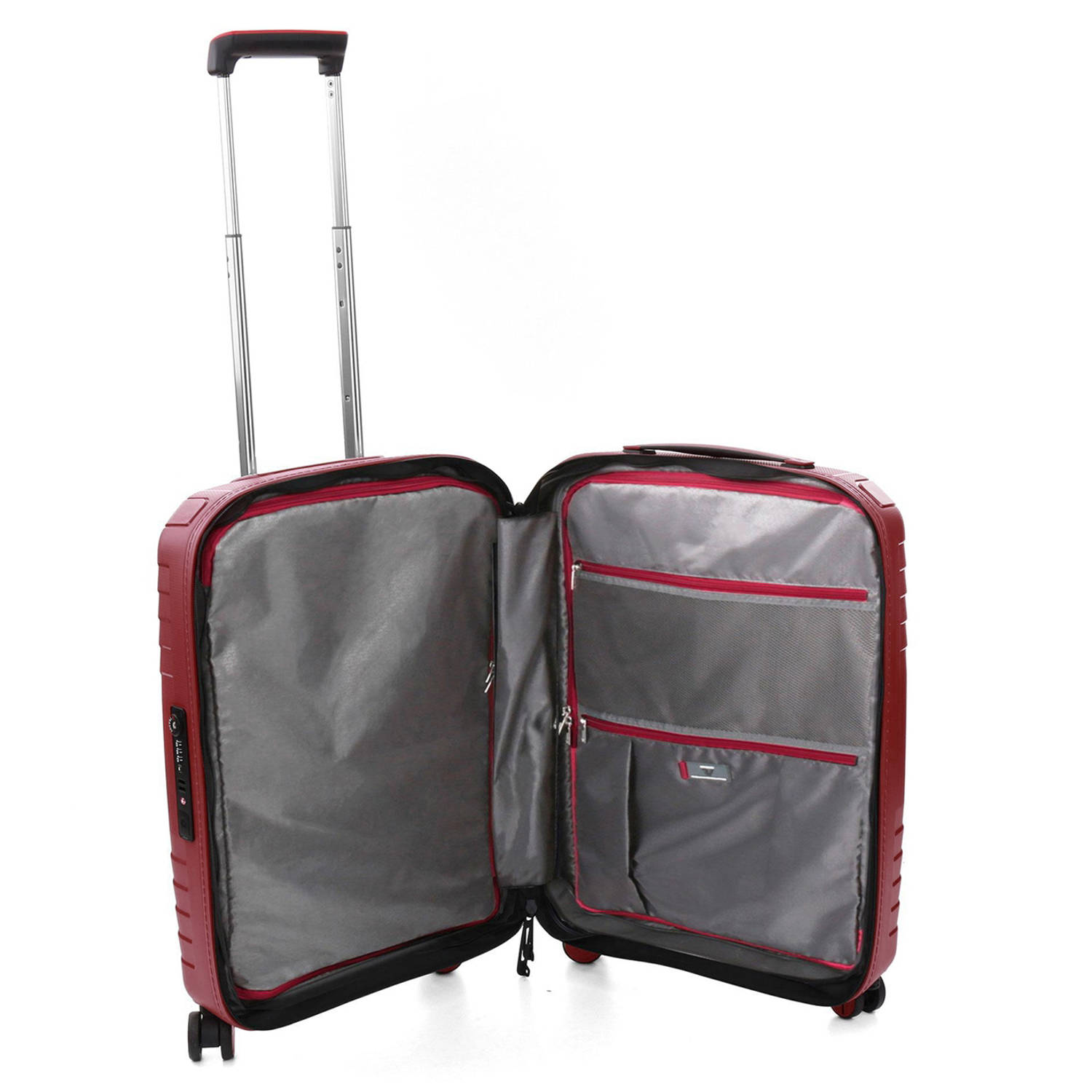Roncato trolley Ypsilon 4.0 55 cm. Expandable roodbruin