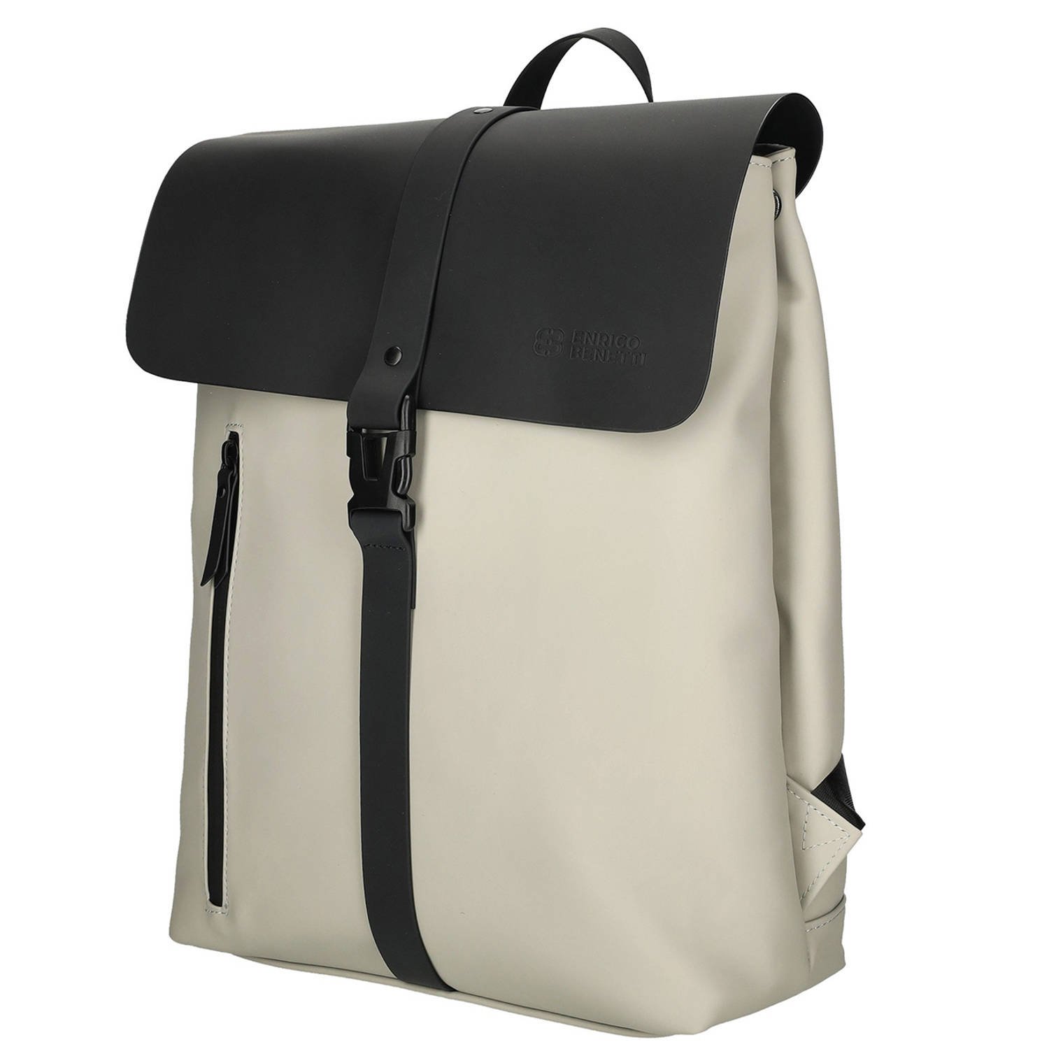 Enrico Benetti rugzak Glasgow beige zwart