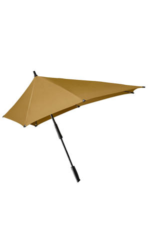 stormparaplu XXL Stick goudkleurig