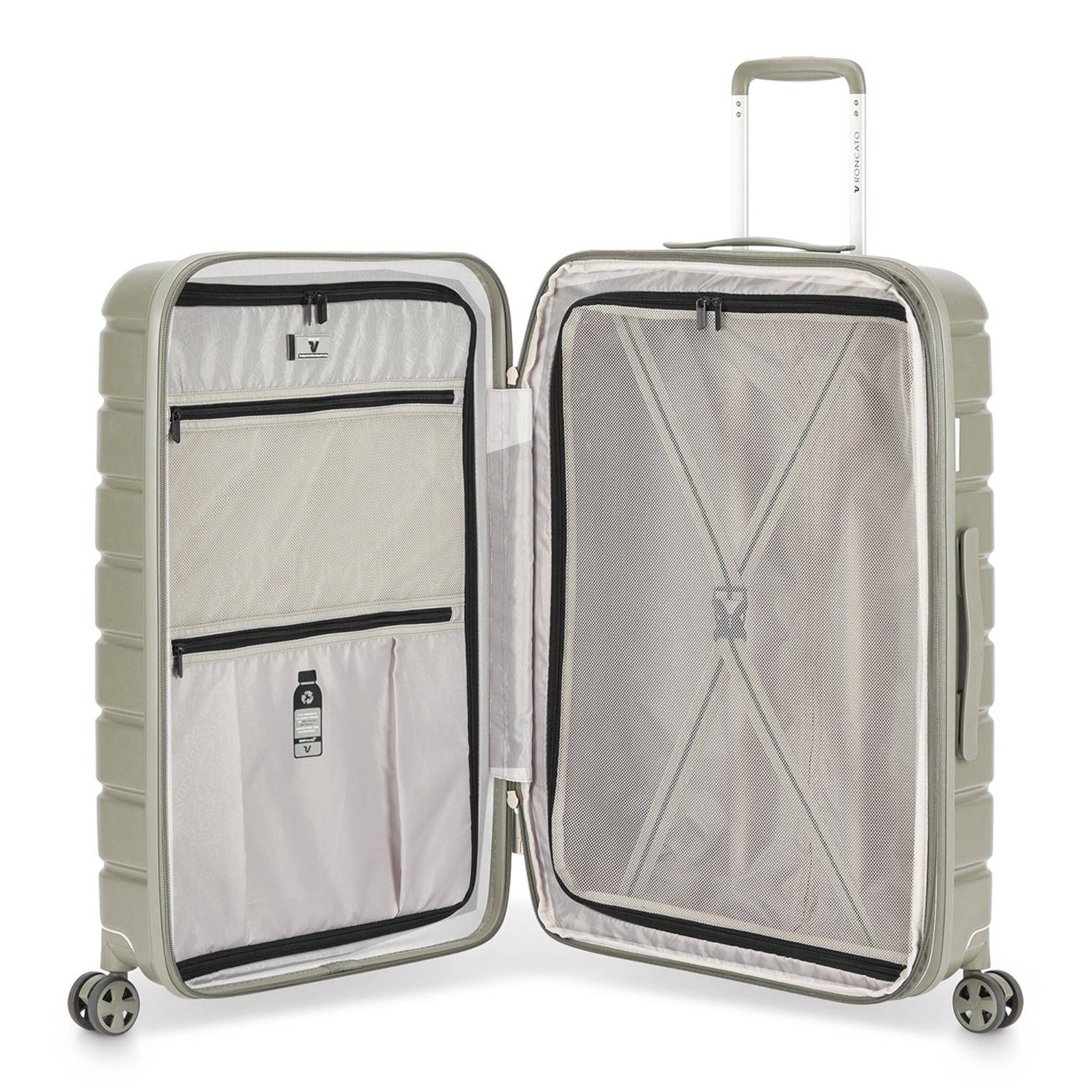 Roncato trolley ReLIFE 78 cm. Expandable beige