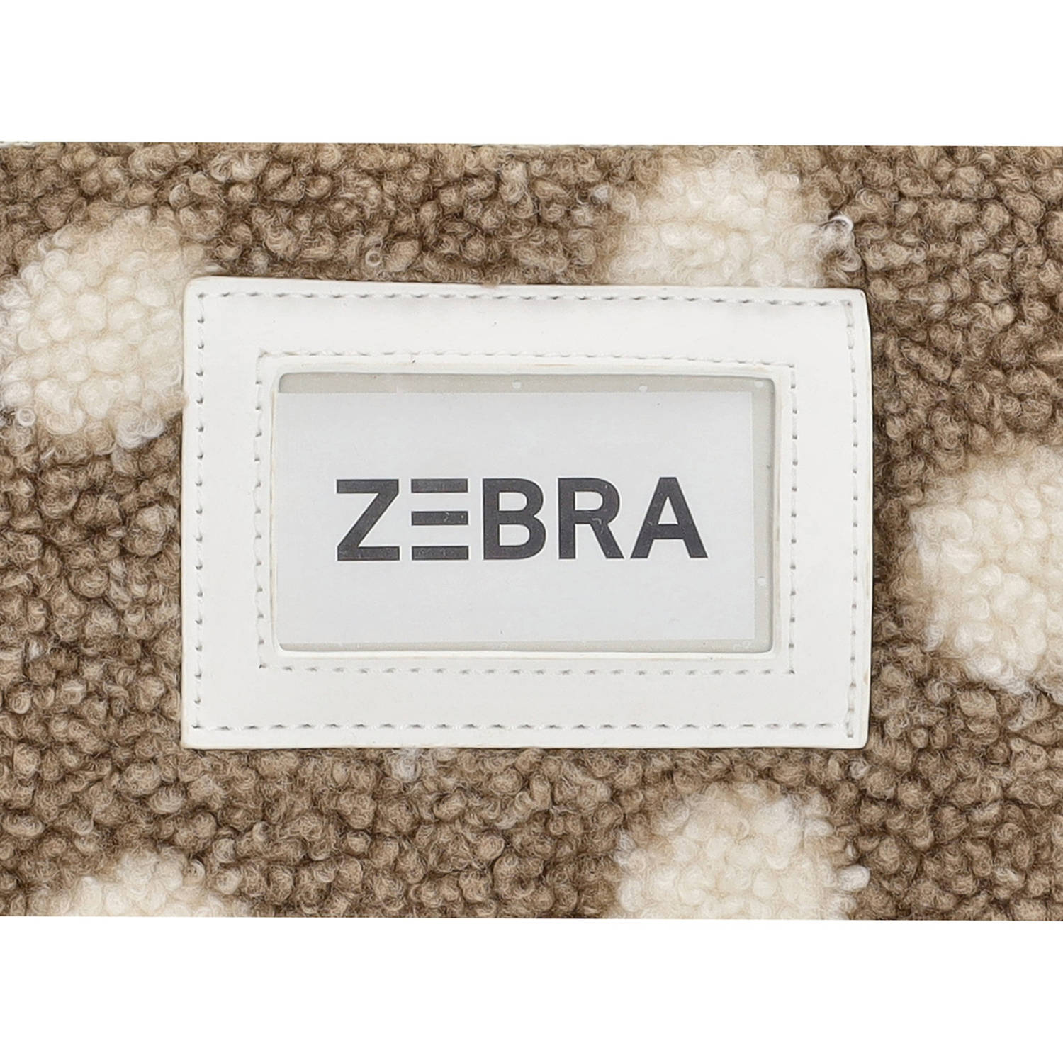 Zebra Trends rugzak met stippen taupe