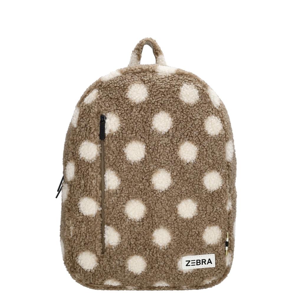 Zebra Trends rugzak met stippen taupe