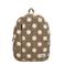 Zebra Trends rugzak met stippen taupe