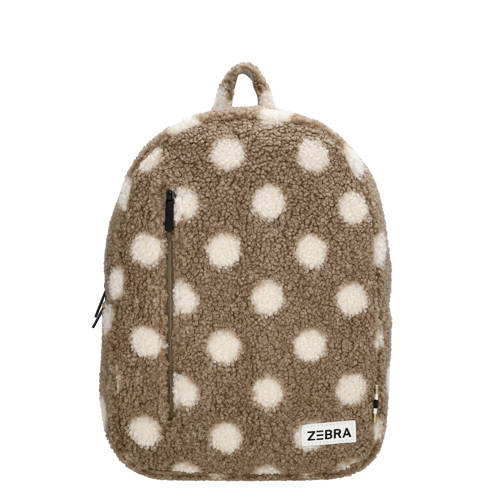 Zebra Trends rugzak met stippen taupe afbeelding