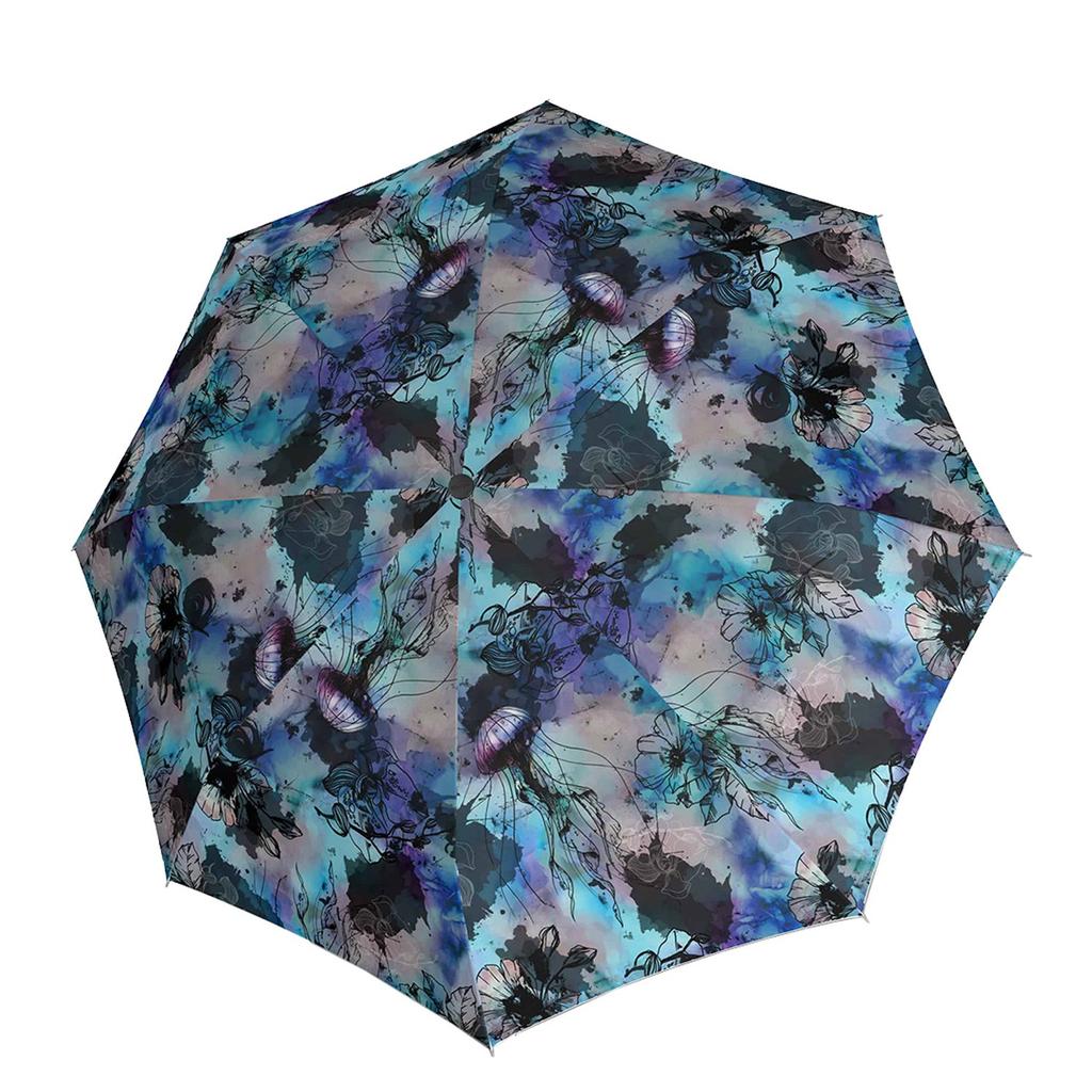 Knirps paraplu T.200 Medium Duomatic blauw | wehkamp