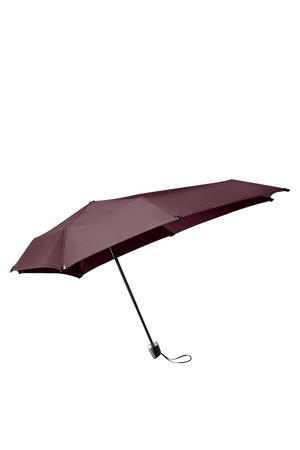 stormparaplu Mini Foldable bordeauxrood