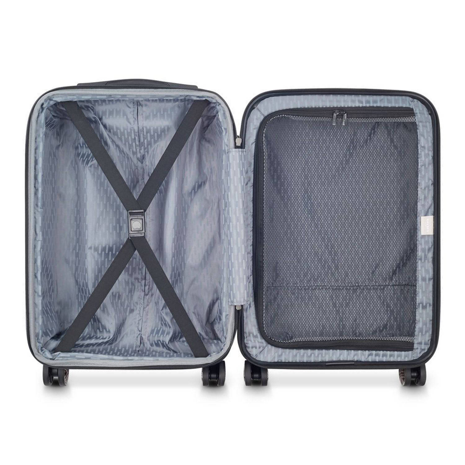 Delsey trolley Air Armou 55 cm. Expandable zwart