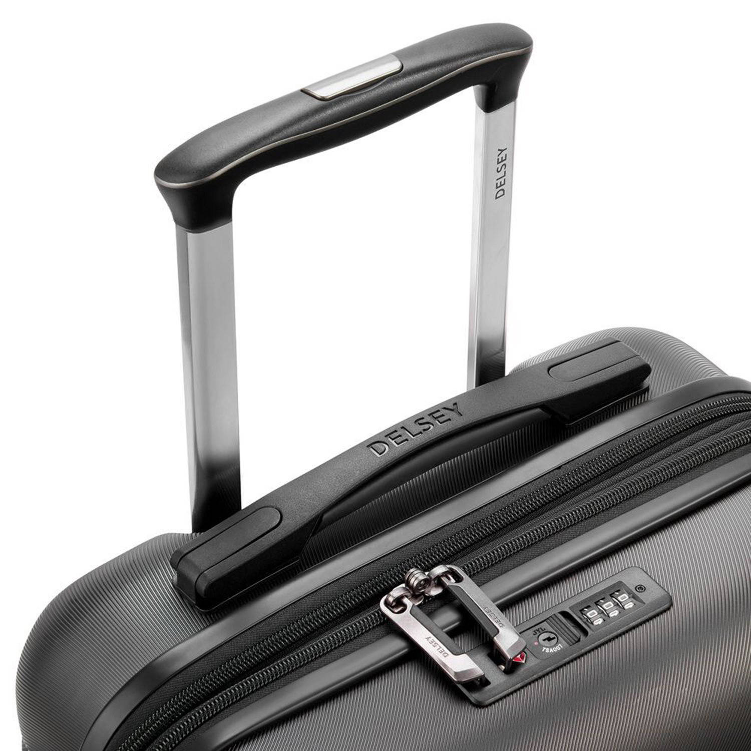 Delsey trolley Air Armou 55 cm. Expandable zwart