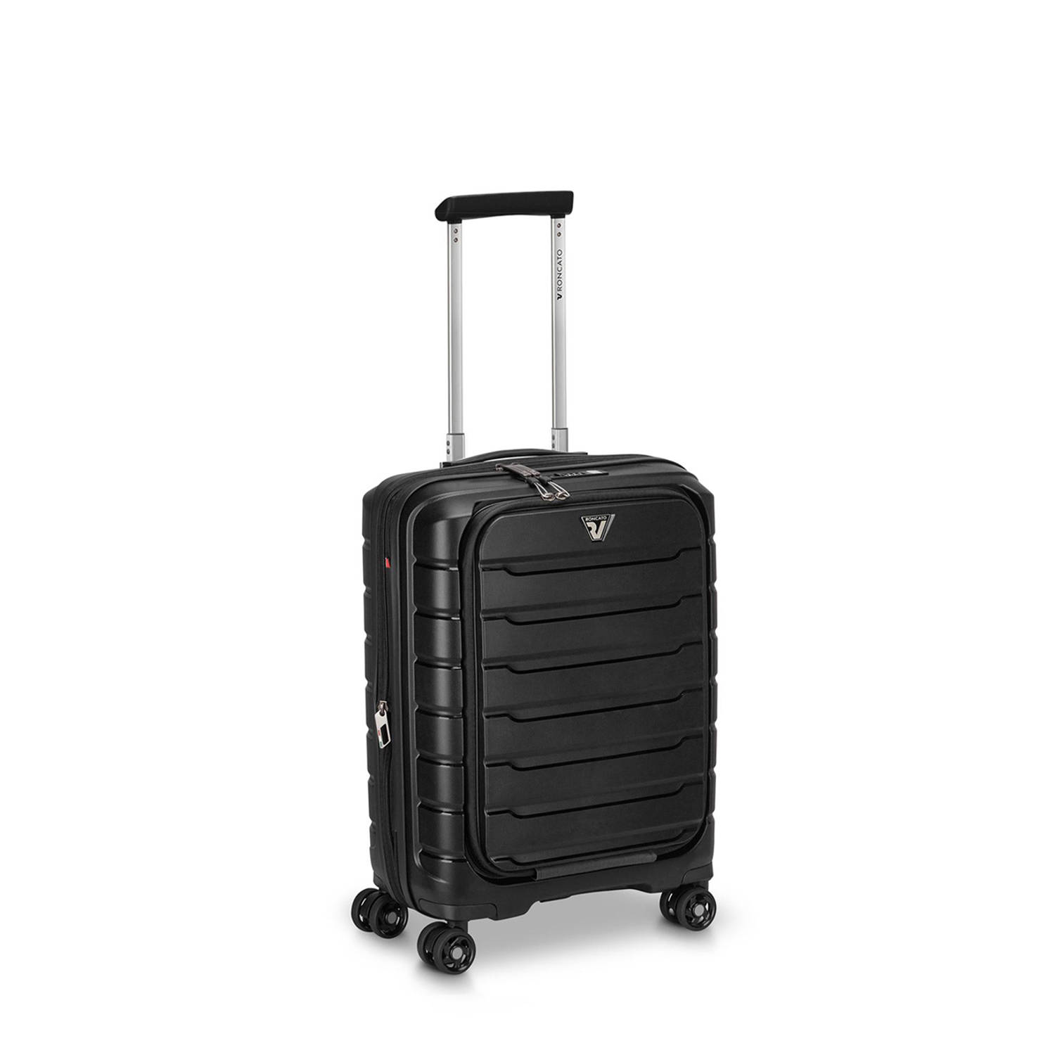 Roncato trolley B-Flying 55 cm. Front Pocket zwart