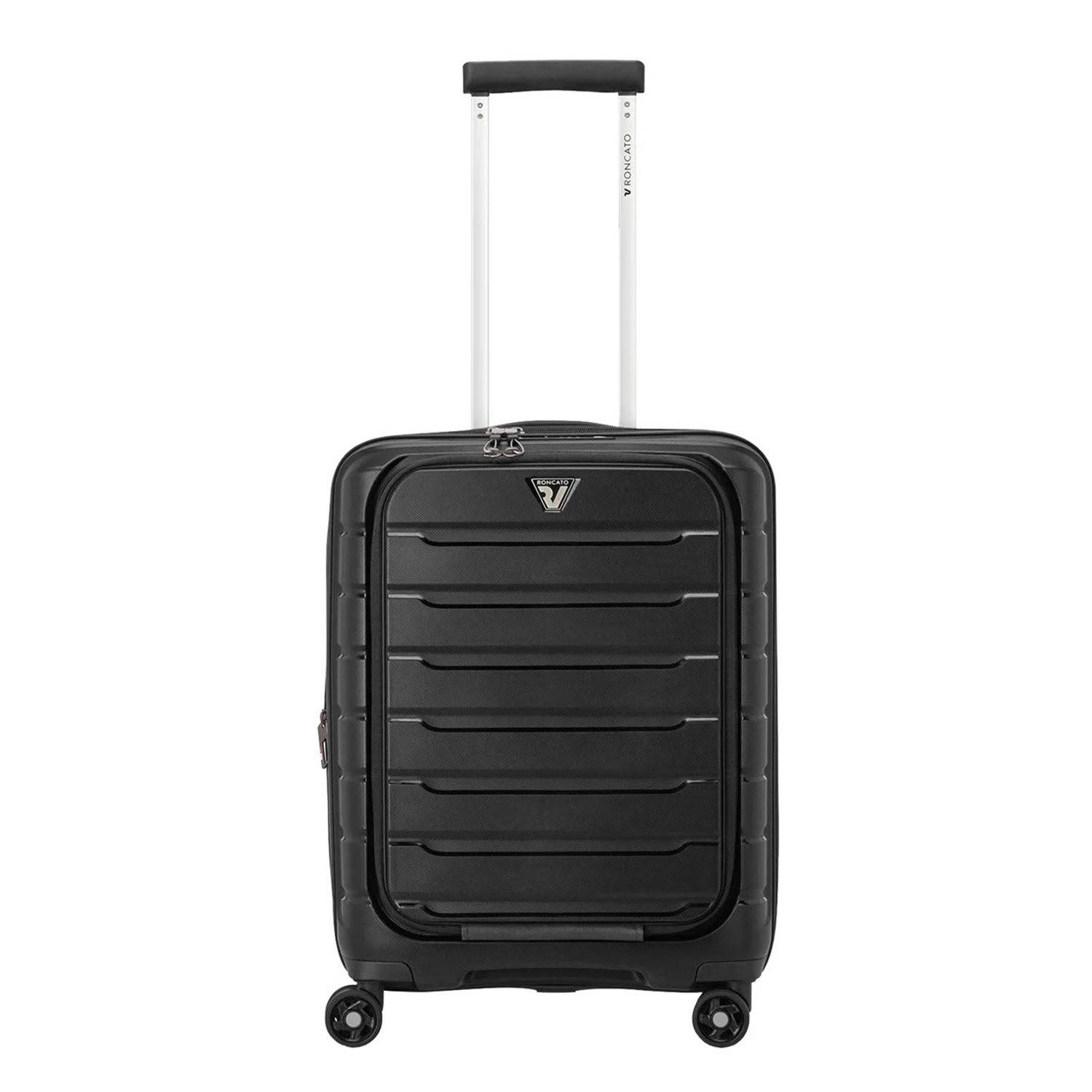 Roncato trolley B-Flying 55 cm. Front Pocket zwart