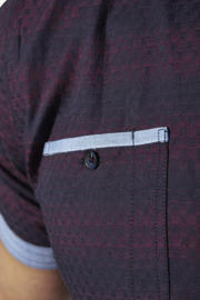 thumbnail: Jan Vanderstorm casual overhemd donkerrood