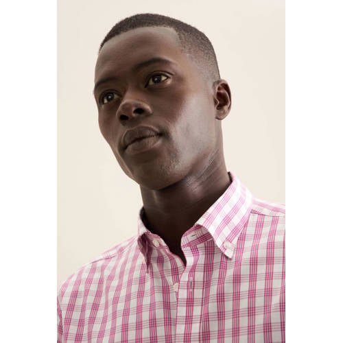 Seidensticker casual overhemd roze afbeelding