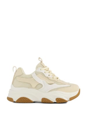 chunky sneakers beige