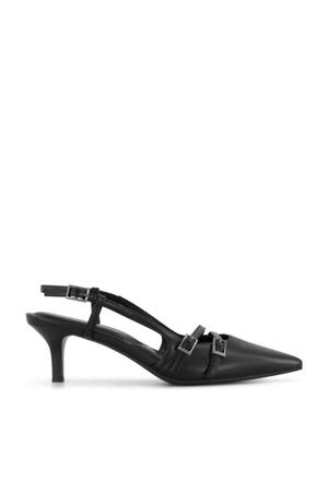 slingback pumps zwart