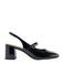 Graceland lak slingback pumps zwart