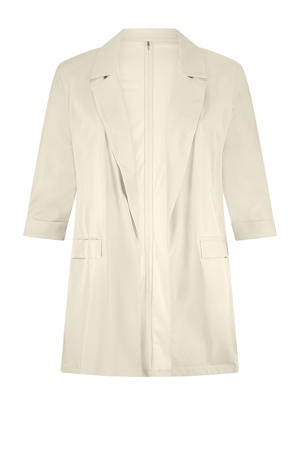 travelstof regular blazer ecru