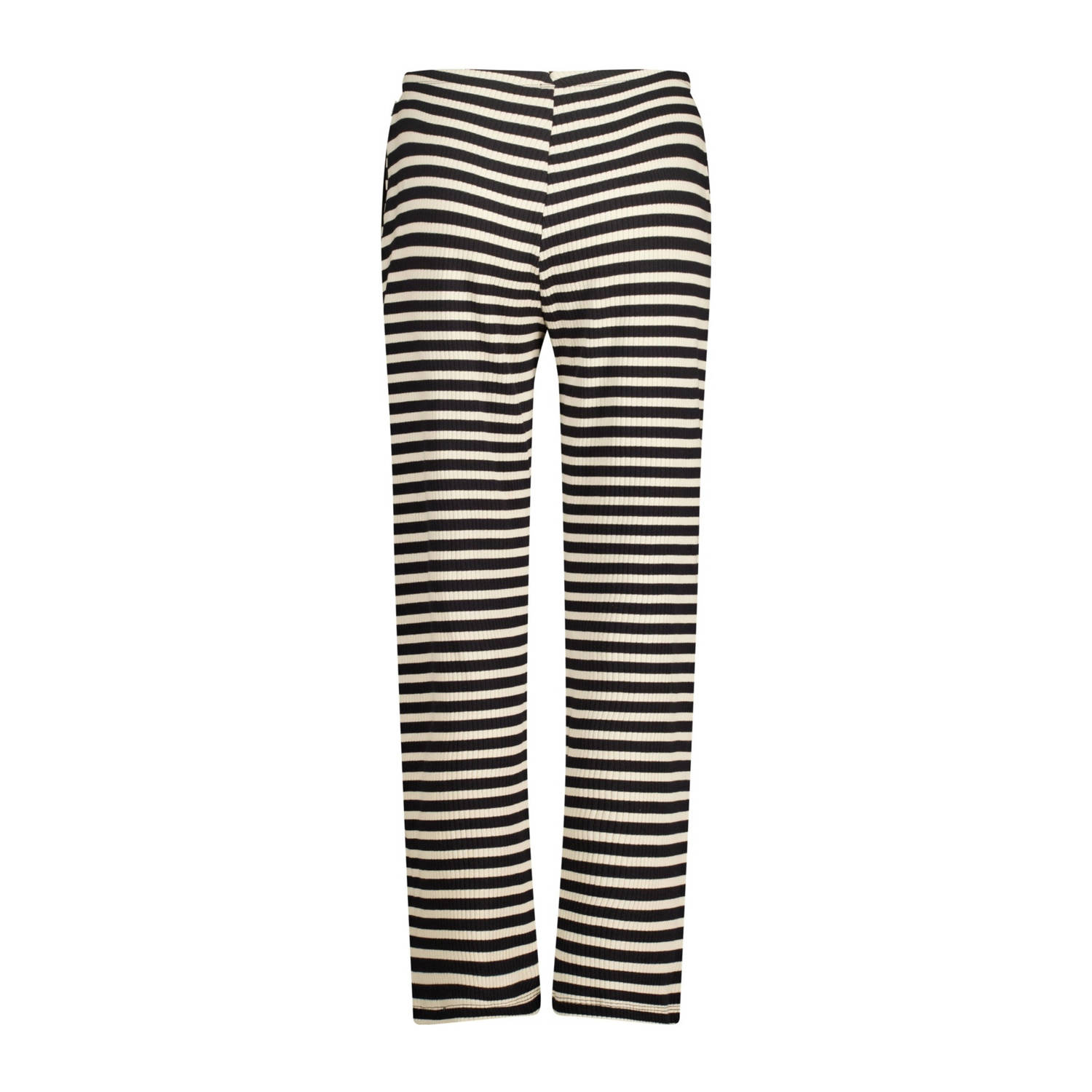 America Today straight regular waist casual broek zwart